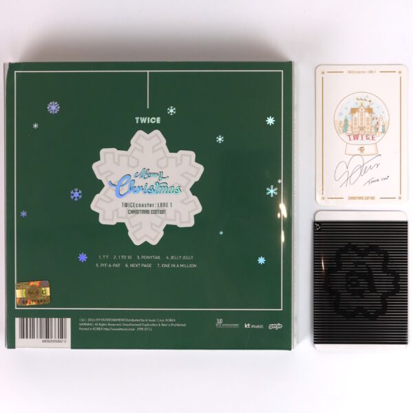 IMG_0763 Twice - Twicecoaster: Lane 1 Christmas Edition CD Album Sana Photocard Set