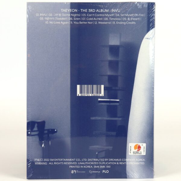 Taeyeon - Invu [Blue Ver.] 3rd Album CD Factory Sealed 2022 Girls' Generation