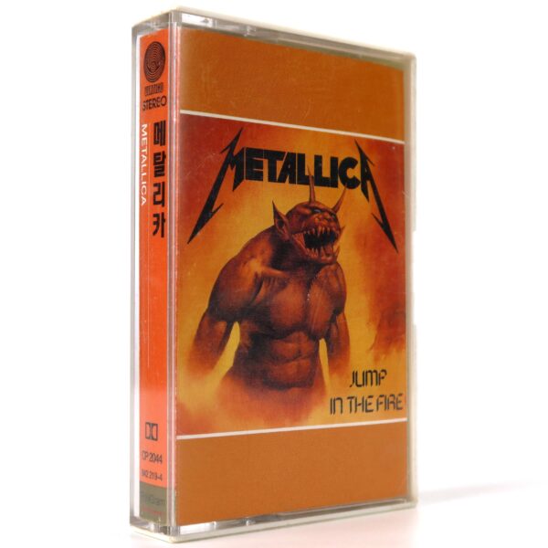 Metallica - Jump In The Fire Korean Cassette Album Korea