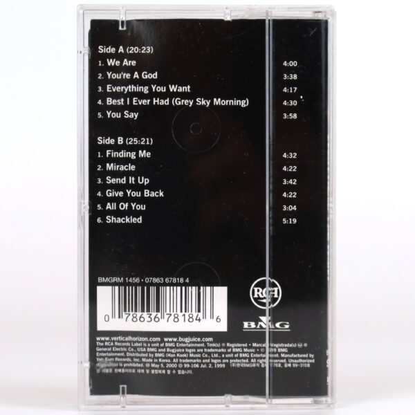 Vertical Horizon - Everything You Want Korean Cassette Album Korea Hype Sticker