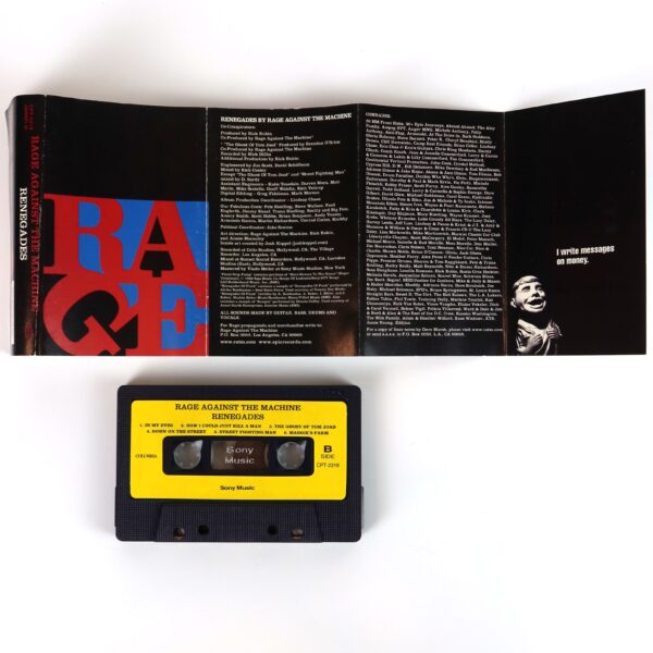 Rage Against The Machine - Renegades Album Korean Cassette Tape Korea
