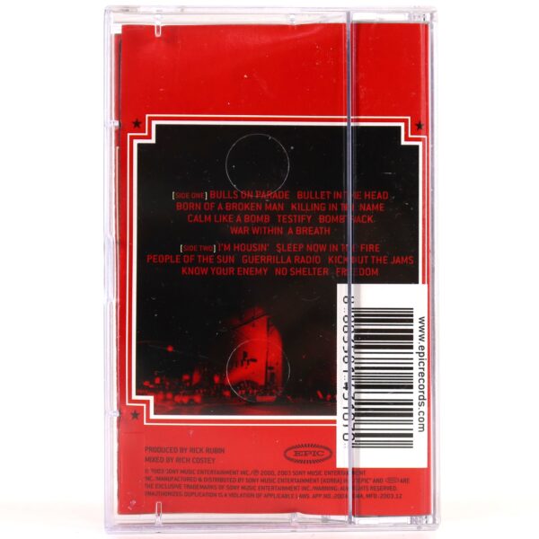 Rage Against The Machine - Live At The Grand Olympic Auditorium Korean Cassette