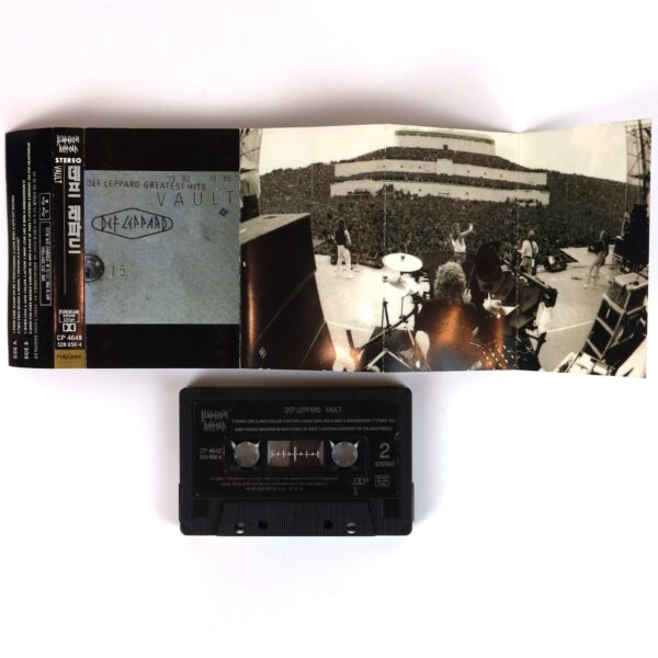 Def Leppard - Vault - Greatest Hits Album Korean Cassette Tape Korea