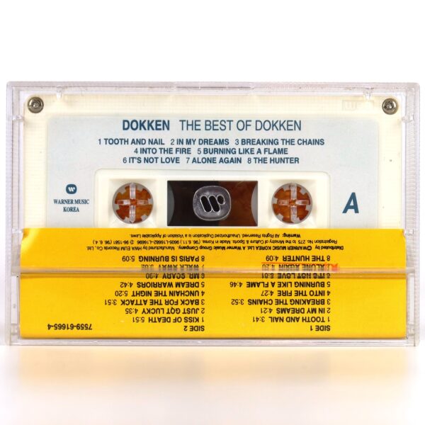 Dokken - The Best Of Dokken Album Korean Cassette Tape Korea