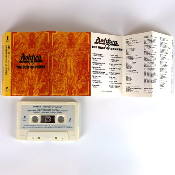 Dokken - The Best Of Dokken Album Korean Cassette Tape Korea