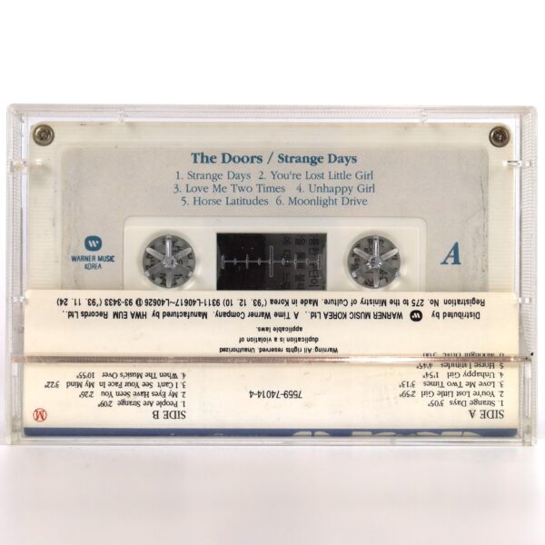 The Doors - Strange Days Album Korean Cassette Tape Korea