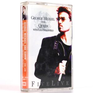 George Michael And Queen - Five Live Album Korean Cassette Tape Korea