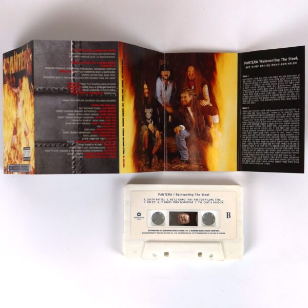 Pantera - Reinventing The Steel Album Korean Cassette Tape Korea