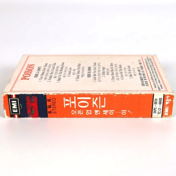 Poison - Open Up And Say ...Ahh! Album Korean Cassette Tape Korea