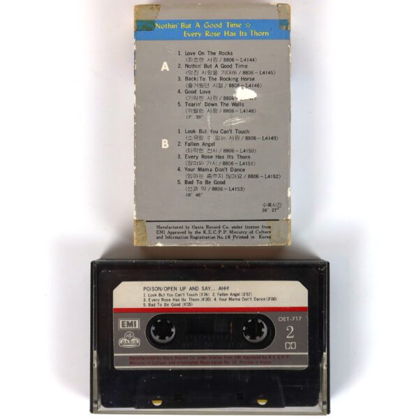Poison - Open Up And Say ...Ahh! Album Korean Cassette Tape Korea [read]