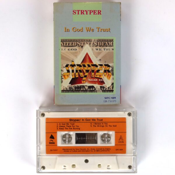 Stryper - In God We Trust Album Korean Cassette Tape Korea
