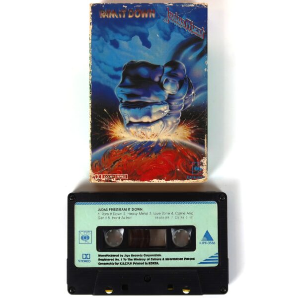 Judas Priest - Ram It Down Album Korean Cassette Tape Korea