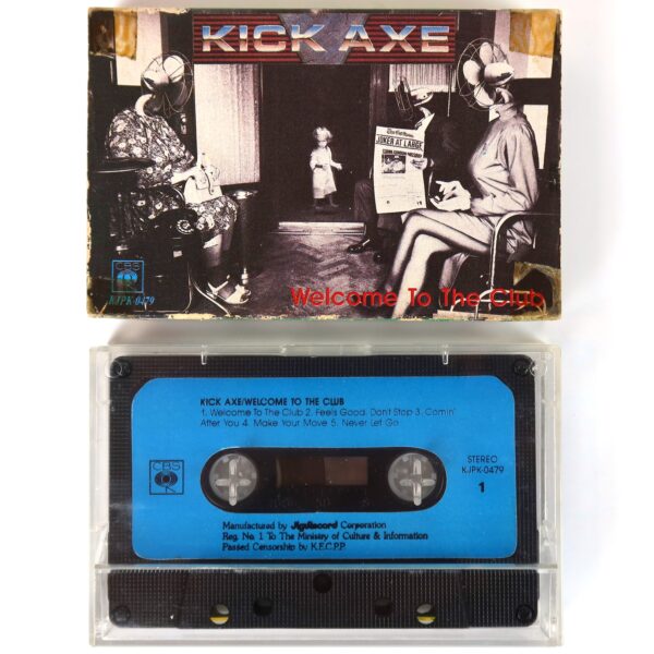 Kick Axe - Welcome To The Club Album Korean Cassette Tape Korea