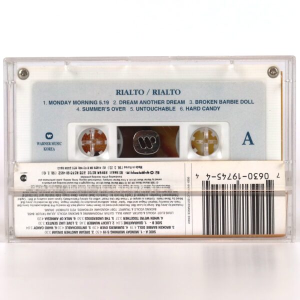 Rialto - Rialto Album Korean Cassette Tape Korea