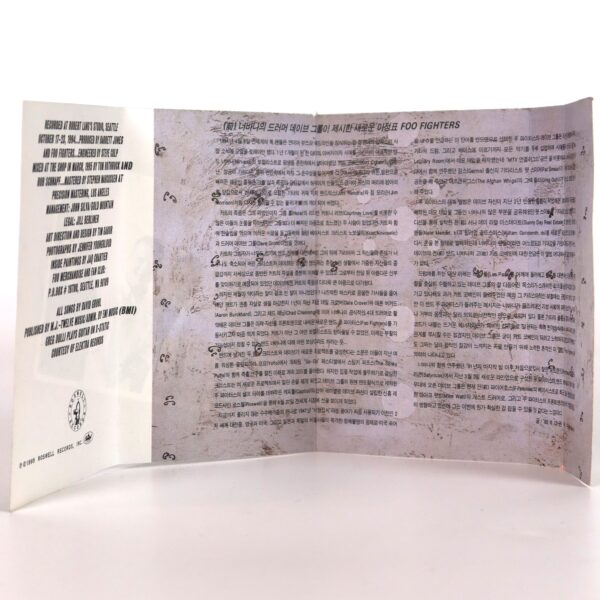 Foo Fighters - Foo Fighters Album Korean Cassette Tape Korea