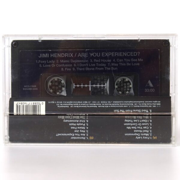 Jimi Hendrix - Are You Experienced? Album Korean Cassette Tape Korea