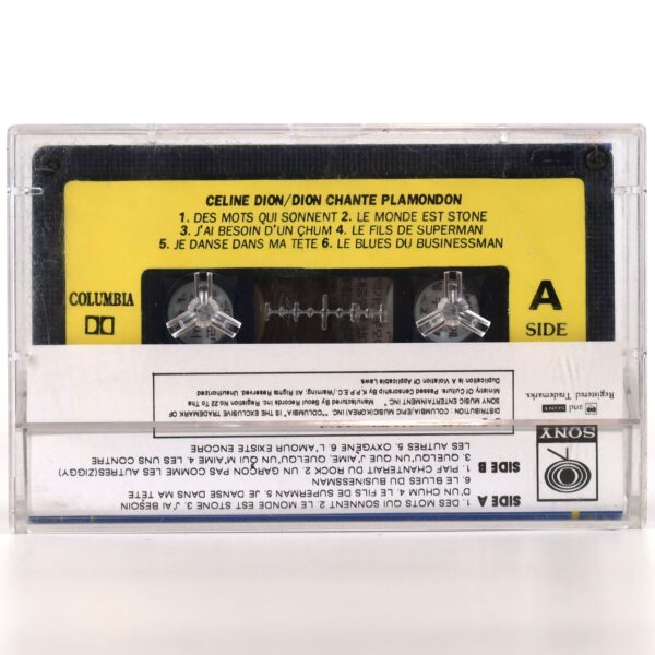 Celine Dion - Dion Chante Plamondon Album Korean Cassette Tape Korea