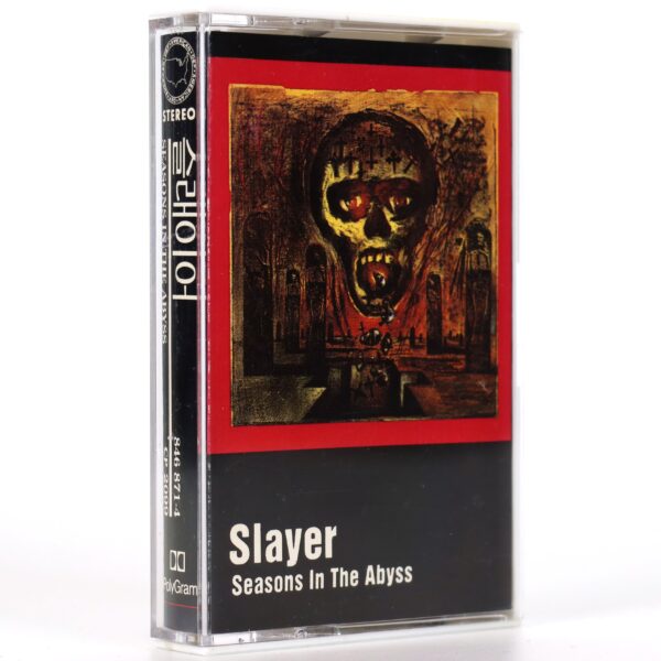 IMG_1829 Slayer - Seasons In The Abyss Album Korean Cassette Tape Korea