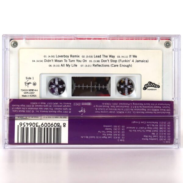Mariah Carey - Glitter Album Korean Cassette Tape Korea