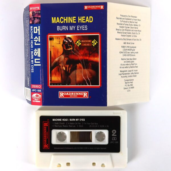 Machine Head - Burn My Eyes Album Korean Cassette Tape Korea