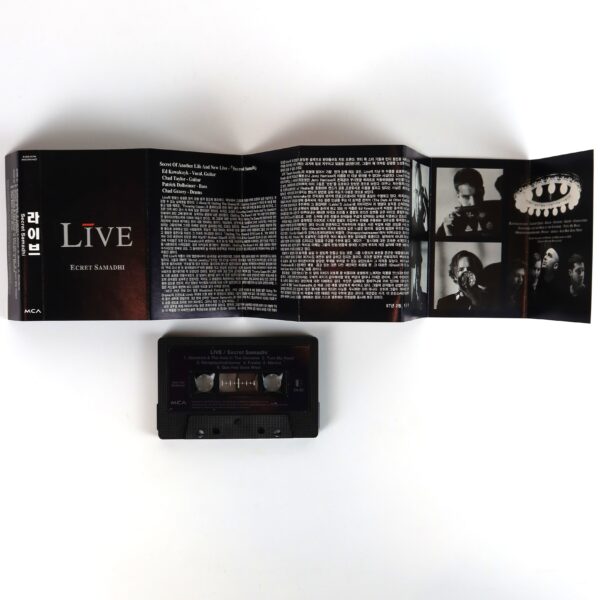 Live - Secret Samadhi Album Korean Cassette Tape Korea
