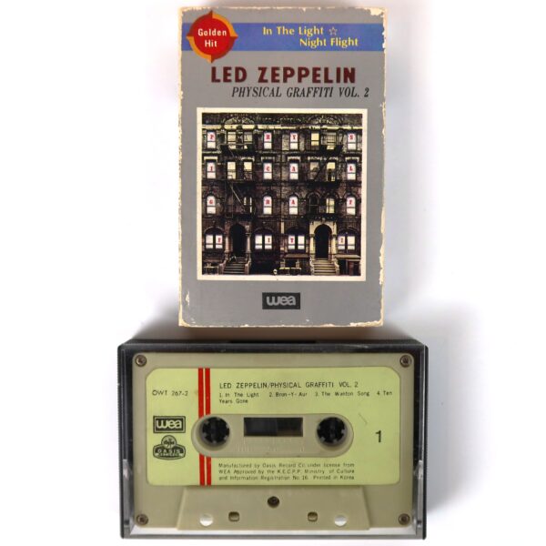 Led Zeppelin - Physical Graffiti Vol. 2 Album Korean Cassette Tape Korea