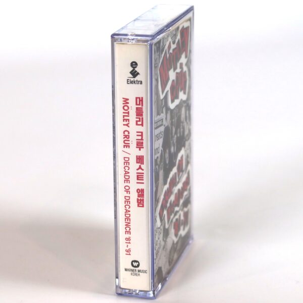 Mötley Crüe - Decade Of Decadence '81-'91 Album Korean Cassette Tape Korea 2nd