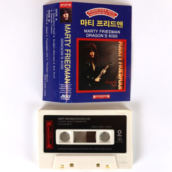 Marty Friedman - Dragon's Kiss Album Korean Cassette Tape Korea