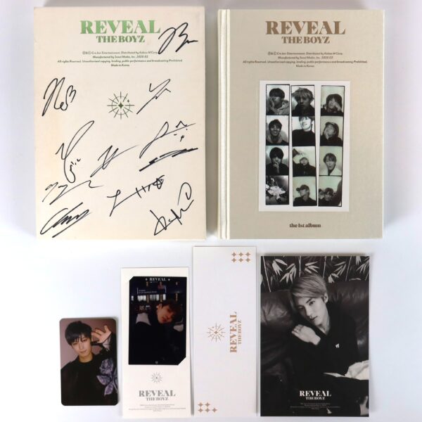 The Boyz - Reveal [Boy Ver.] 1st Album Signed Autographed CD Promo 2020 [read]