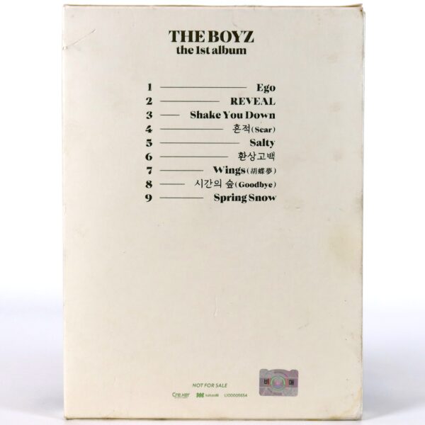The Boyz - Reveal [Boy Ver.] 1st Album Signed Autographed CD Promo 2020 [read]