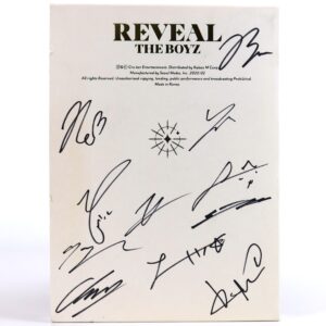 The Boyz - Reveal [Boy Ver.] 1st Album Signed Autographed CD Promo 2020 [read]