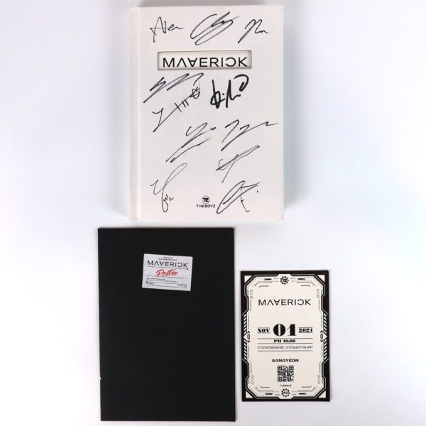 The Boyz - Maverick [Mood Ver.] 3rd Single Album Signed CD Promo 2021