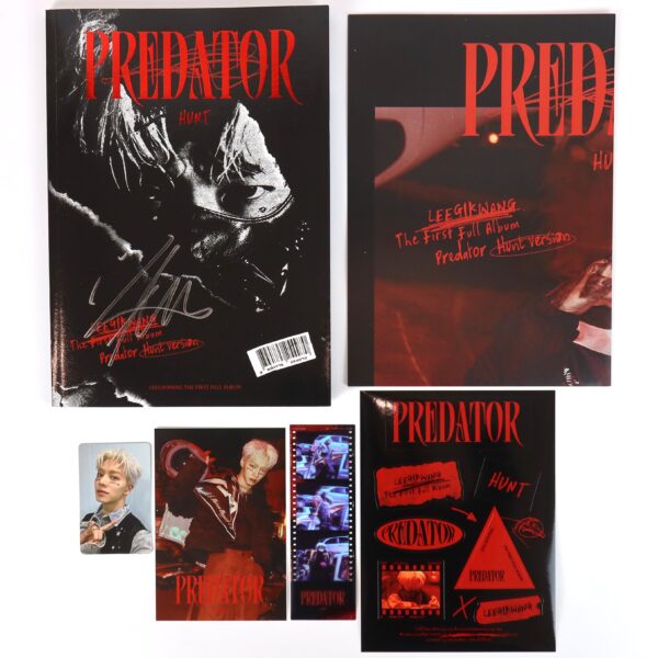 Lee Gi Kwang - Predator [Hunt Ver.] Album Signed Autographed Promo CD Beast 2023