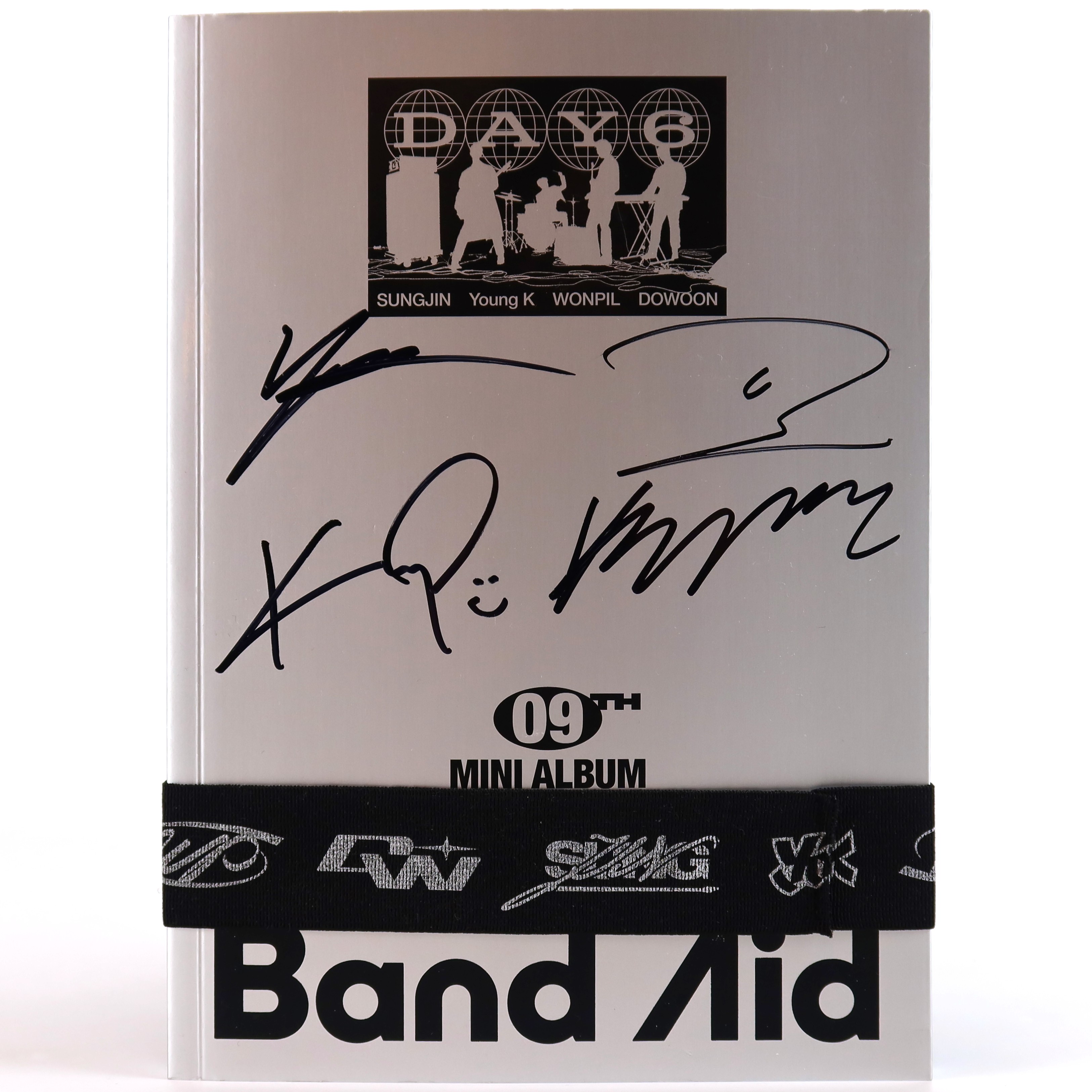 Day6 - Band Aid [Rock Band Ver.] 9th Mini Album Signed Promo CD