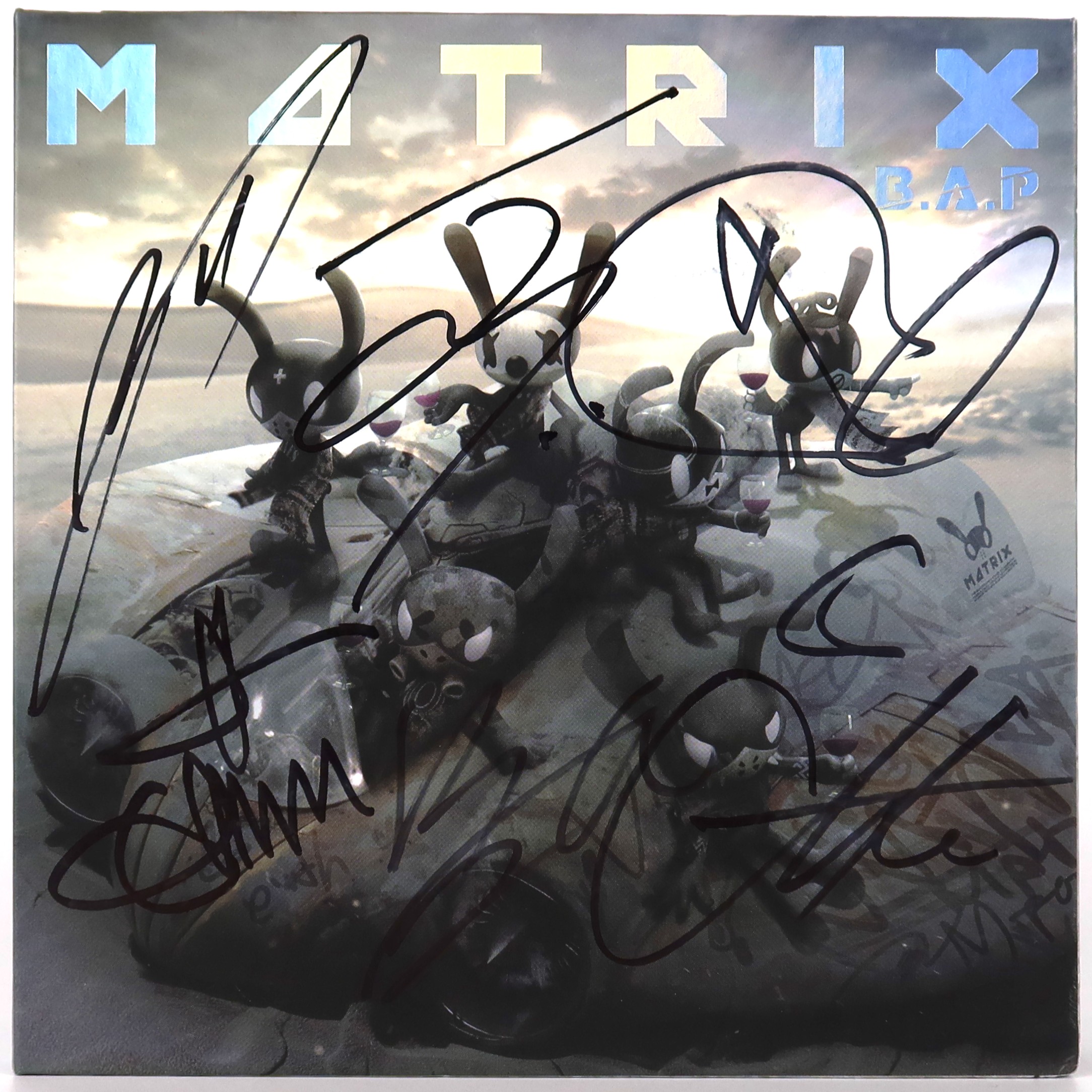 B.A.P 直筆サイン入り アルバムCD MATRIX B.A.P - Matrix Signed Autographed 4th Mini Album CD Promo K-Pop