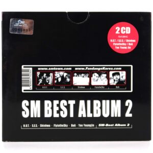 SM Best Album 2 CD SM Entertainment Compilation 2001 BoA H.O.T S.E.S Shinhwa