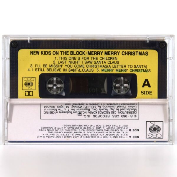 New Kids On The Block - Merry Merry Christmas Album Cassette Tape Korea NKOTB
