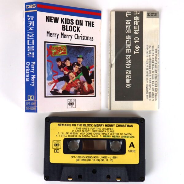 New Kids On The Block - Merry Merry Christmas Album Cassette Tape Korea NKOTB