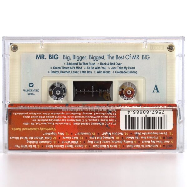 Big, Bigger, Biggest: The Best Of Mr. Big Album Korean Cassette Tape Korea