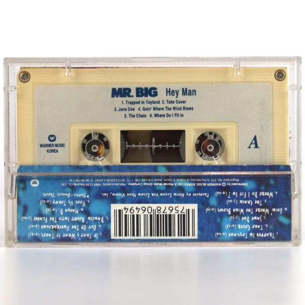 Mr. Big - Hey Man Album Korean Cassette Tape Korea