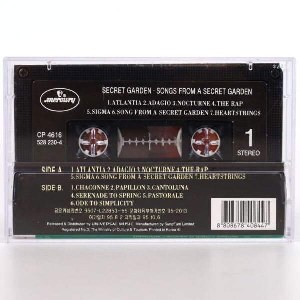 Secret Garden - ‎Songs From A Secret Garden Album Cassette Tape Korea Polygram