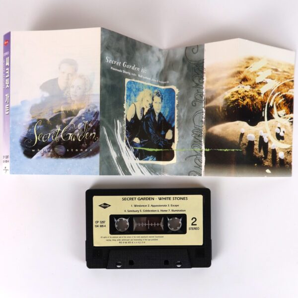 Secret Garden - ‎White Stones Album Korean Cassette Tape Korea