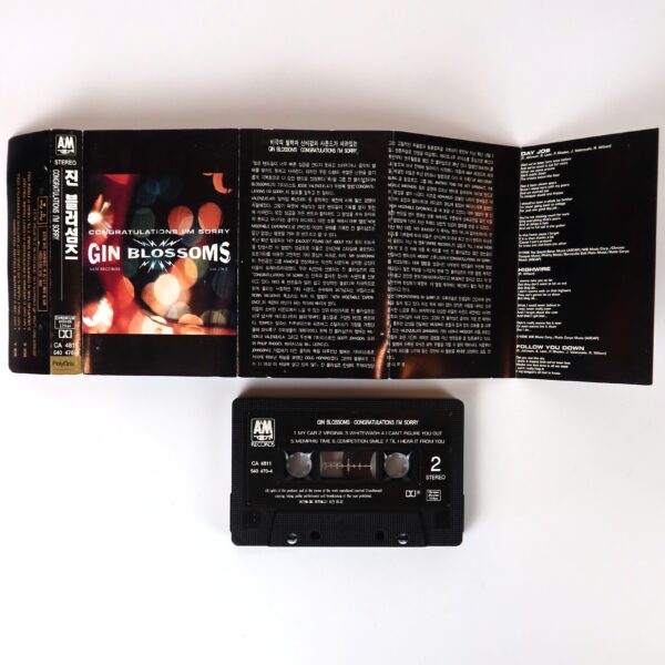 Gin Blossoms - Congratulations I'm Sorry Album Korean Cassette Tape Korea