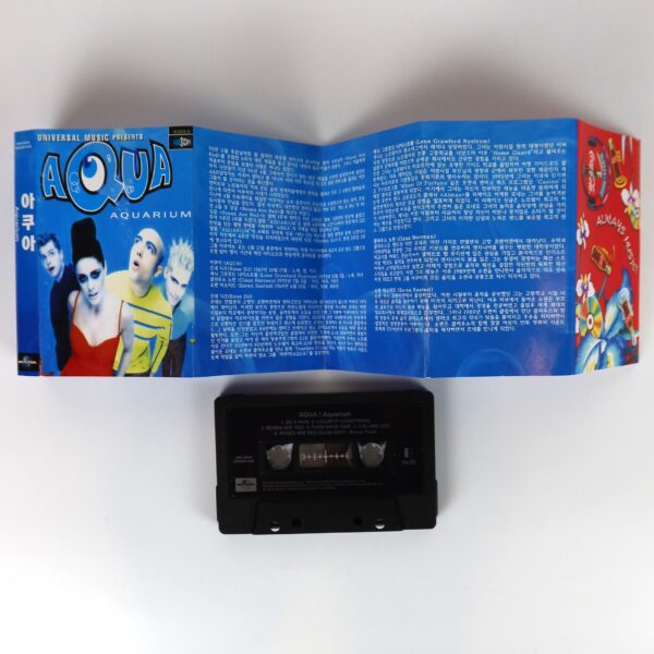 Aqua - Aquarium Korean Album Cassette Tape Korea