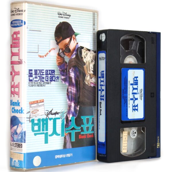 Blank Check (1994) Korean VHS Rental [NTSC] Korea Disney