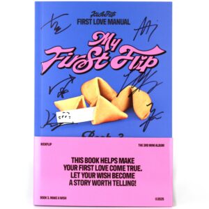 Kickflip - My First Flip [Make A Wish Ver.] 3rd Mini Album Signed CD Promo 2025