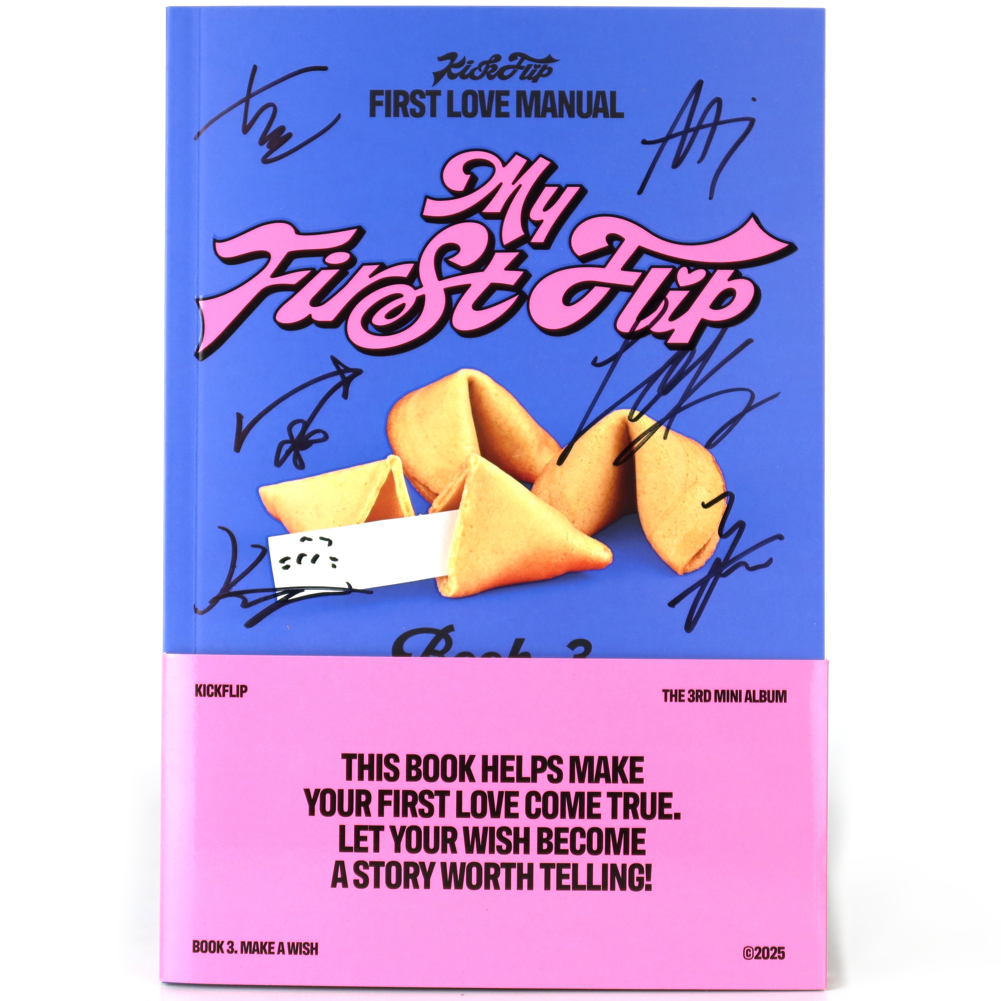 Kickflip - My First Flip [Make A Wish Ver.] 3rd Mini Album Signed