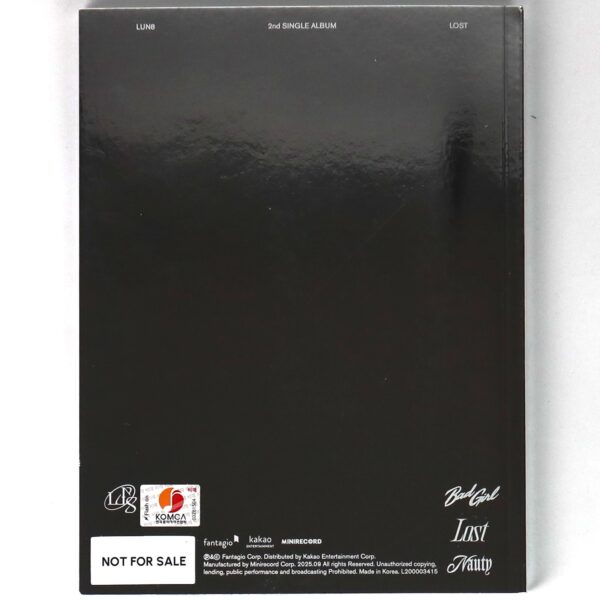 Lun8 - Lost [Day Ver.] 2nd Single Album Signed Mini Record QR Promo 2025