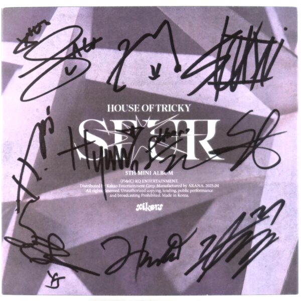Xikers - House of Tricky: Spur [X Ver.] 5th Mini Album Signed CD Promo 2025