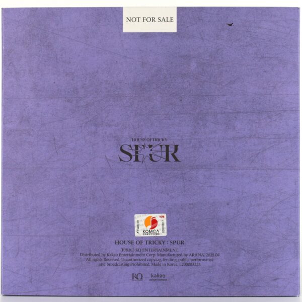 Xikers - House of Tricky: Spur [X Ver.] 5th Mini Album Signed CD Promo 2025